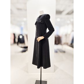 [파주점] [더아이잗컬렉션]울 블렌드 트위드 롱 원피스 CRCA0OP071