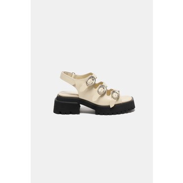 슈콤마보니 Buckle sandal(ivory) DG2AM25016IVY