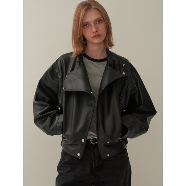 램스킨 레더 점퍼 (ITALY LAMBSKIN) - Black