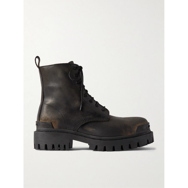 스트라이크 디스트레스드 가죽 부츠 1647597349662337