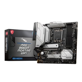 MSI MAG B660M MORTAR WIFI Micro-ATX [Intel B660 CPU(LGA1700) MB5698 마더보드 칩셋 탑재]