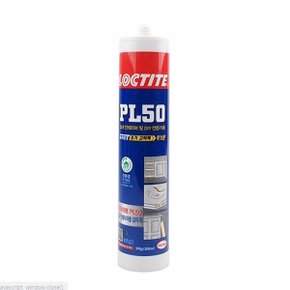 실리콘접착제 PL50 백색(건축내외장용) 300ml-12개