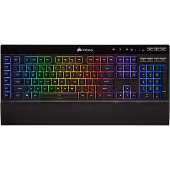  미국 커세어 헤드셋 CORSAIR K57 RGB Wireless Gaming Keyboard - 1ms response time with Slip