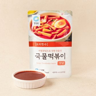 청정원 요리한수 국물떡볶이양념140g