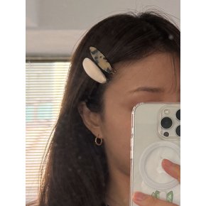 베이지 보트 헤어클립 세트 Beige Boat Hair Clip Set
