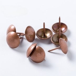 줄비오 비오압정 엔틱 비오압핀 레드 브론즈 가구압정 11X17mm