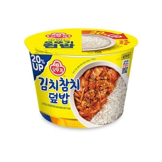 오뚜기 맛있는 오뚜기 컵밥 김치참치덮밥 310g x 12개
