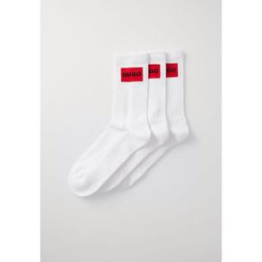 휴고 레이블 3팩 - 양말 흰색 7375175