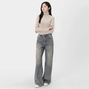 여자 베이직 8색상 슬림 소프트 약기모 스판 폴라티 레...