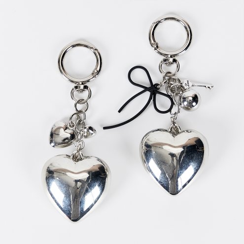 [SSG단독]Silver Heart Keyring (2types)