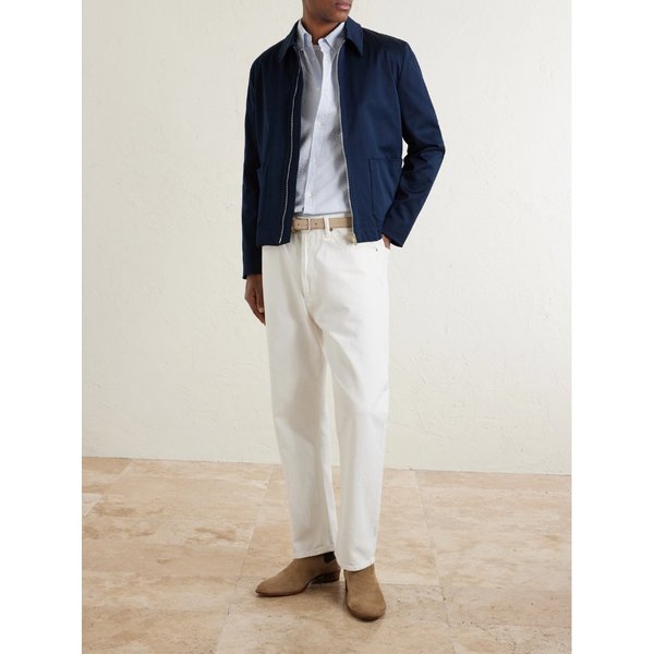 미스터 피 버튼다운 칼라 스트라이프 코튼 시어서커 셔츠 46376663163024775