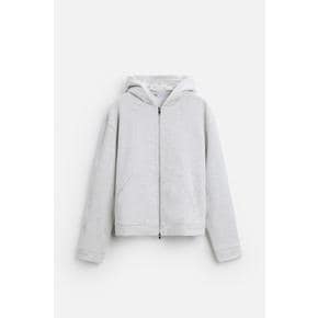 텍스처 후드 스웨트셔츠 8054/310 GREY MARL