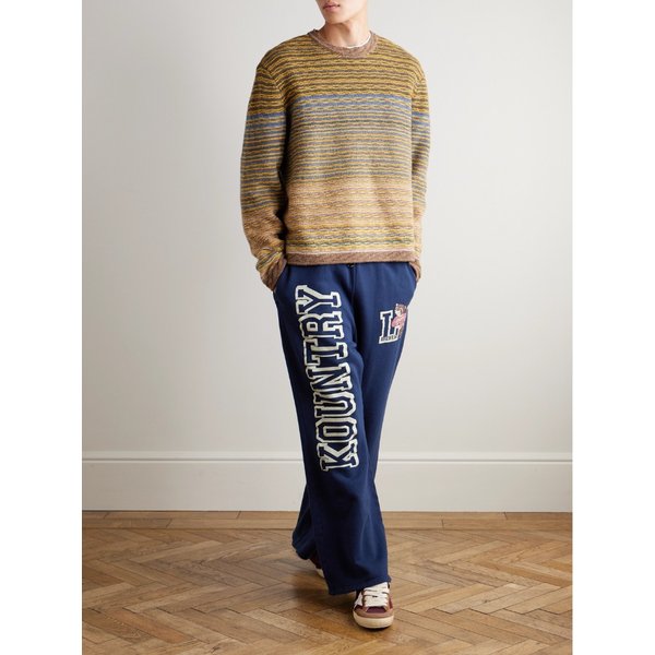 프린트 코튼 블렌드 저지 스웨트팬츠 46376663162925151