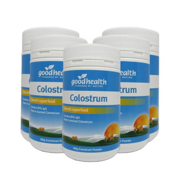 굿헬스 콜로스트럼 초유 파우더 Colostrum 100g 5개