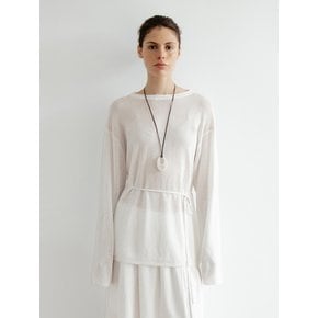 TIR PAPER BOAT NECK KNIT_3COLORS