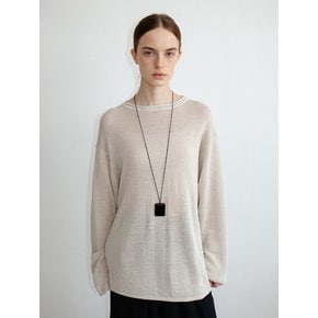 TIR PAPER BOAT NECK KNIT_3COLORS
