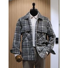 F/W 2종 택1 울 블랜딩 부클 체크 재킷 BN2WBA680[34712474]