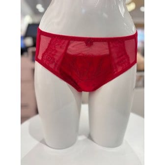 비너스 [여주점] 오르화 쉬폰레이스 홑겹 브라 세트 헴팬티 [OPT7863H] RD