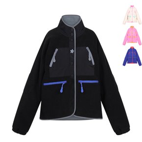 쏘 머치 펀 플러피 플리스 자켓 블랙 Black So Much Fun Fluffy Fleece Jacket