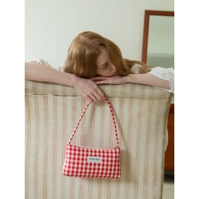 GINGHAM CHECK LENEE BAG 깅엄 체크 르네백 - 레드