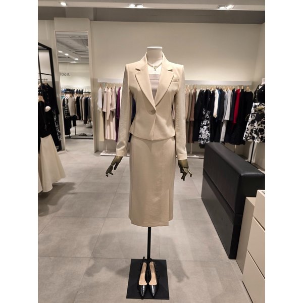 [파주점] 세트 테일러드 크롭 자켓 + H라인 스커트 JS3B0JK452,JS3B0SK452