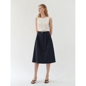 Marie A-line skirt ( Navy )