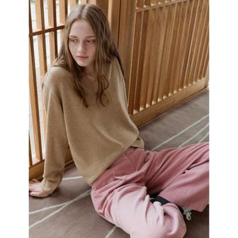 코텔로 Vneck Knit Pullover  Latte (WE3951B20A)