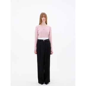 MOON NIGHT WIDE PANTS / BLACK