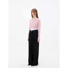 MOON NIGHT WIDE PANTS / BLACK