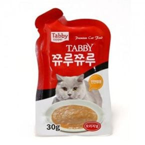 고양이 간식 영양식 테비 쮸루쮸루 오리지날 30g X ( 10매입 )