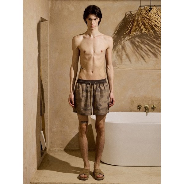 Swim Shorts Brown Camo