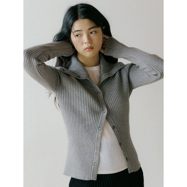 [리퍼브][2color] snap knit cardigan 206