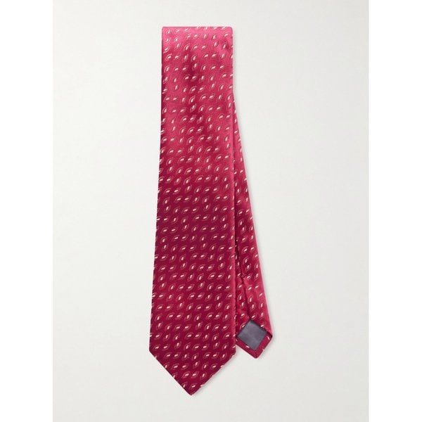 샤르베 8.5cm 자수 실크 넥타이 46376663162965298