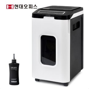 현대오피스 400매 자동급지 문서세단기 대형 저소음 파쇄기 PK-410AF 세단기 오일증정
