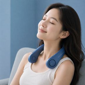 무선 목 넥 선풍기 목에거는 넥밴드 목걸이형 선풍기 넥풍기 목풍기 충전식