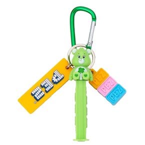 이와야 PEZ Key Charm Good Luck Bear 과자 잡화 케어베어 언