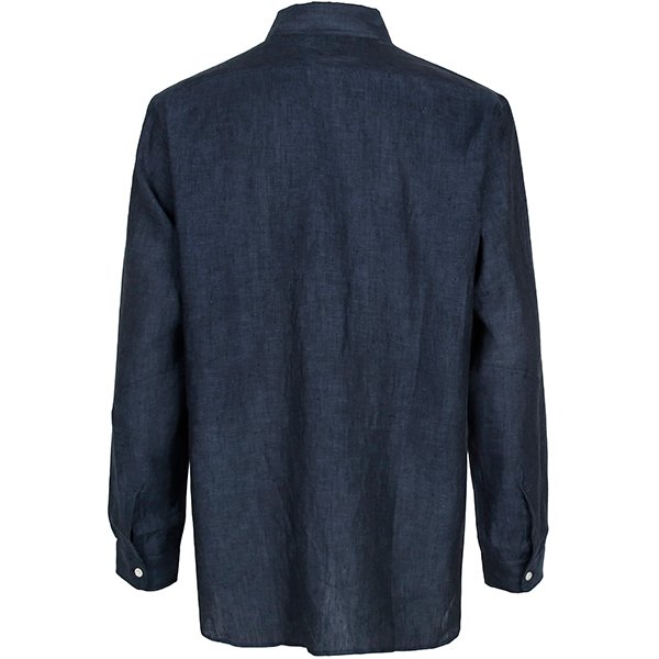 [부산점] 25SS 블루 샴브레이 린넨 워크 셔츠 QV291 BLUE