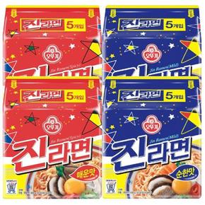 [오뚜기] 오뚜기 진라면 매운맛 10봉 + 순한맛 10봉 (총 20봉) (S46611592)