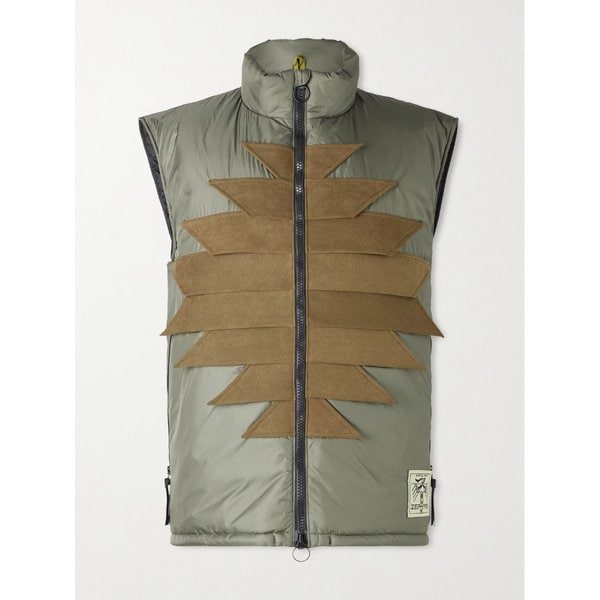 제퍼 스웨이드 트림 쉘 조끼 46376663162925233