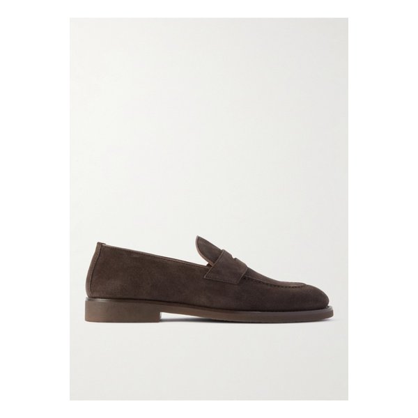 브루넬로쿠치넬리 가죽 트림 스웨이드 페니 로퍼 46376663162896154