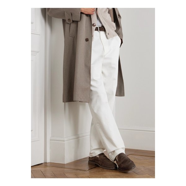 브루넬로쿠치넬리 가죽 트림 스웨이드 페니 로퍼 46376663162896154