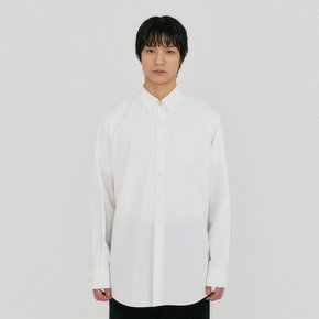 ZOSEF Oversized Shirt with Brooch - White