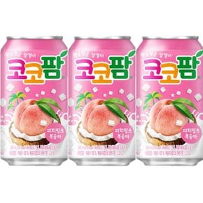 해태 코코팜 피치핑크 복숭아 340ml 15캔