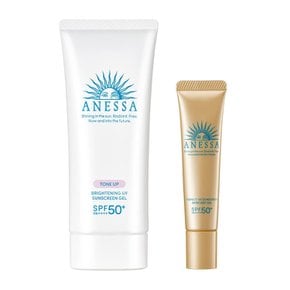 아네사 (ANESSA) SPF 50+ 브라이트닝 UV 젤 N 트라이얼 세트 a