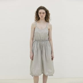 Sleeveless String Dress_LIGHT GREY