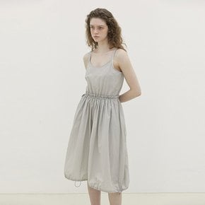 Sleeveless String Dress_LIGHT GREY