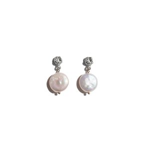 Crease with pearl Earrings (Short)