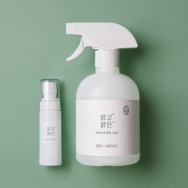 온다숲 맑고맑은 편백 스프레이 탈취제 500ml + 40ml