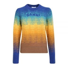 GRAPHIC WOOL PULLOVER (K1736 734) (그래픽 울 풀오버 로고 니트)