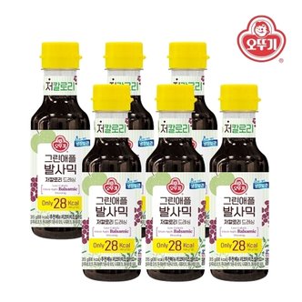 오뚜기 그린애플발사믹 저칼로리 드레싱 315g x 6개